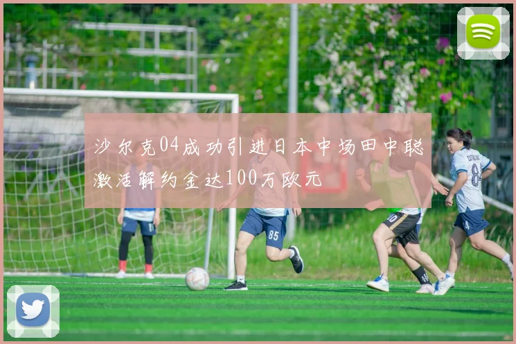 沙尔克04成功引进日本中场田中聪激活解约金达100万欧元